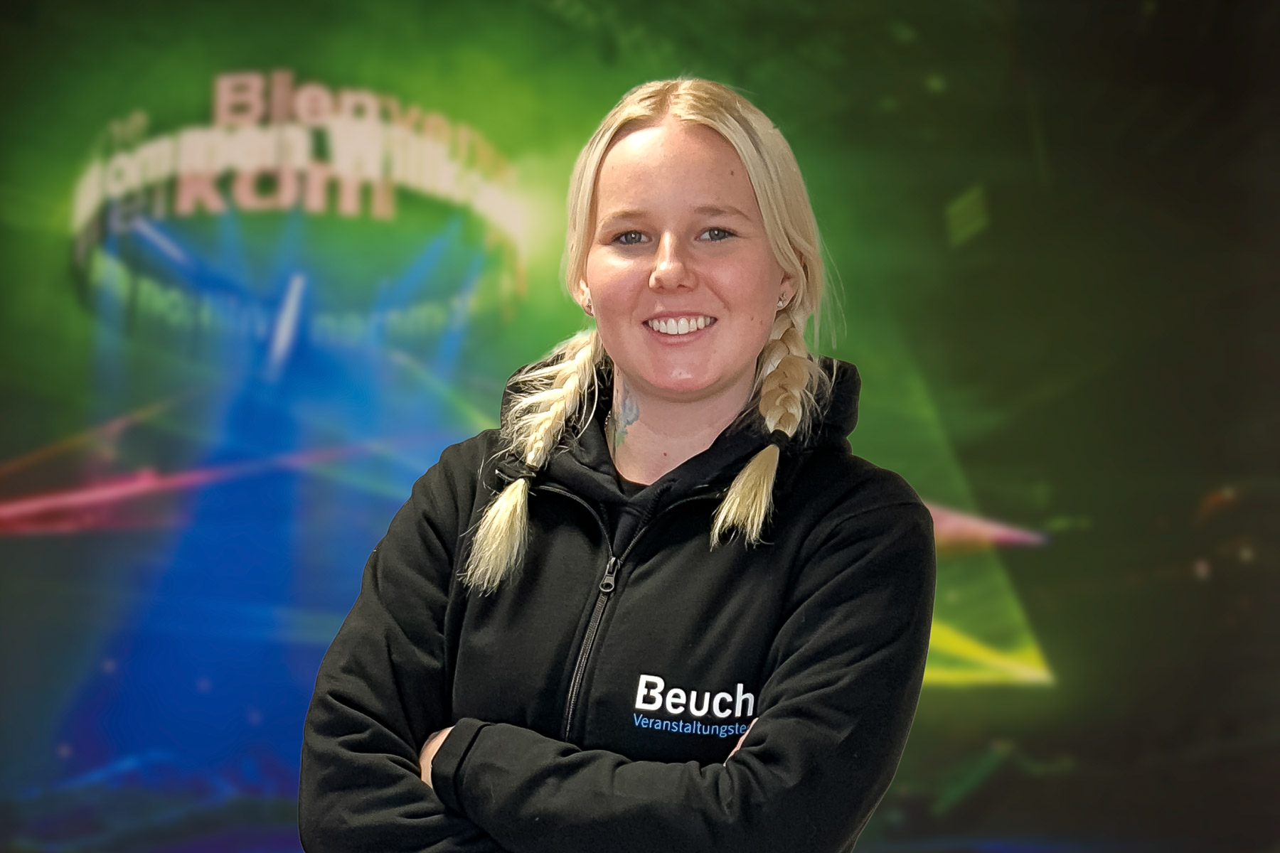 Foto: Alina Sonntag - Auszubildende zur Fachkraft für Veranstaltungstechnik 